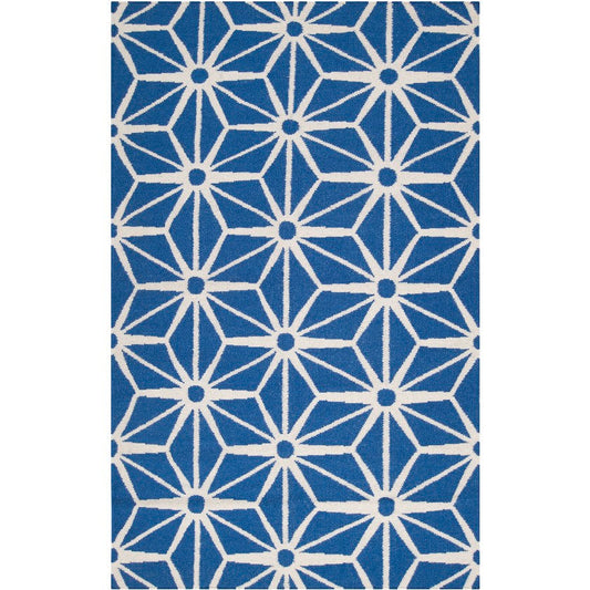 Dyess Modern Blue Area Rug
