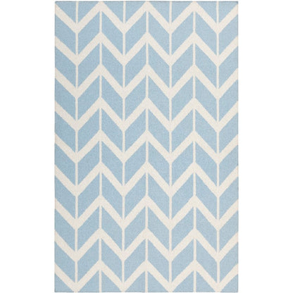 Dyer Modern Blue/White Area Rug