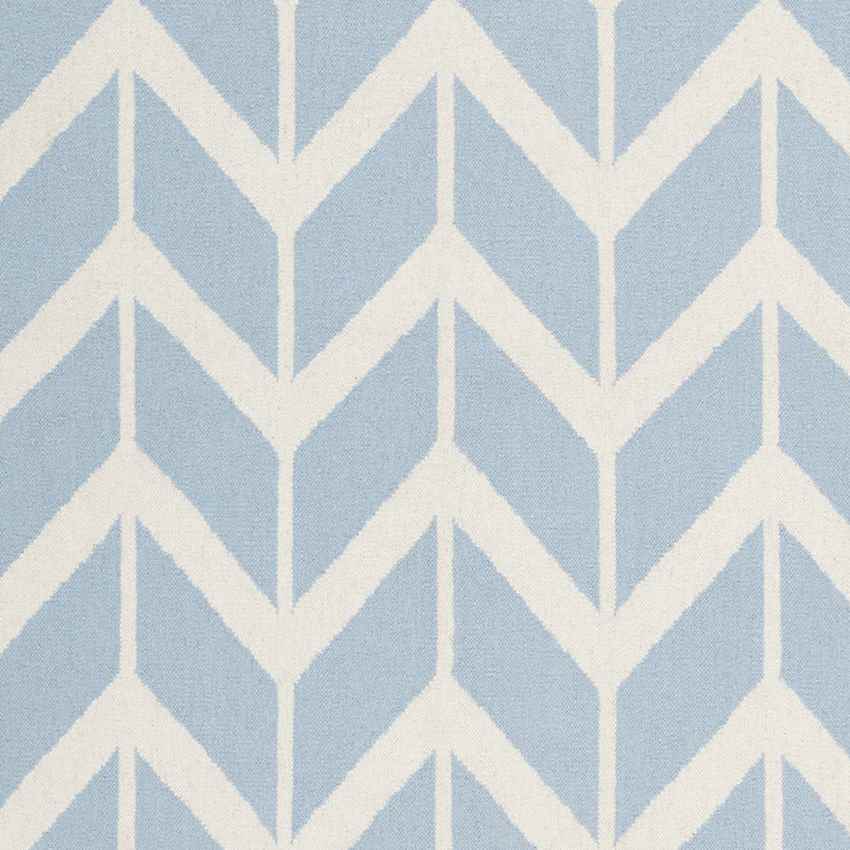 Dyer Modern Blue/White Area Rug