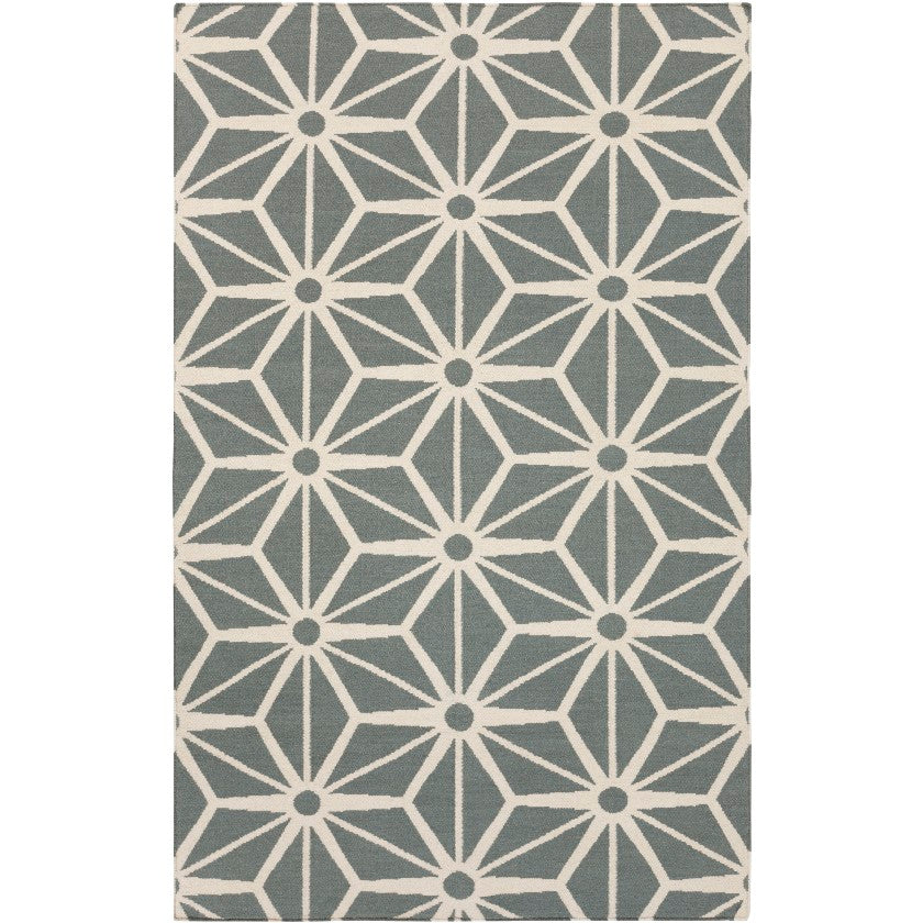 Dyess Modern Charcoal Area Rug