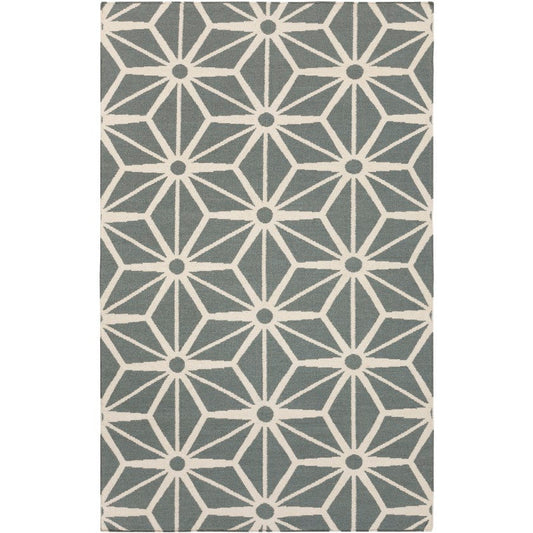 Dyess Modern Charcoal Area Rug