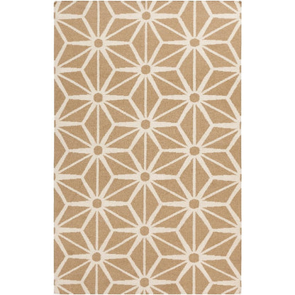 Dyess Modern Camel Area Rug