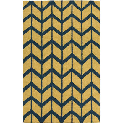 Dyer Modern Gold Area Rug