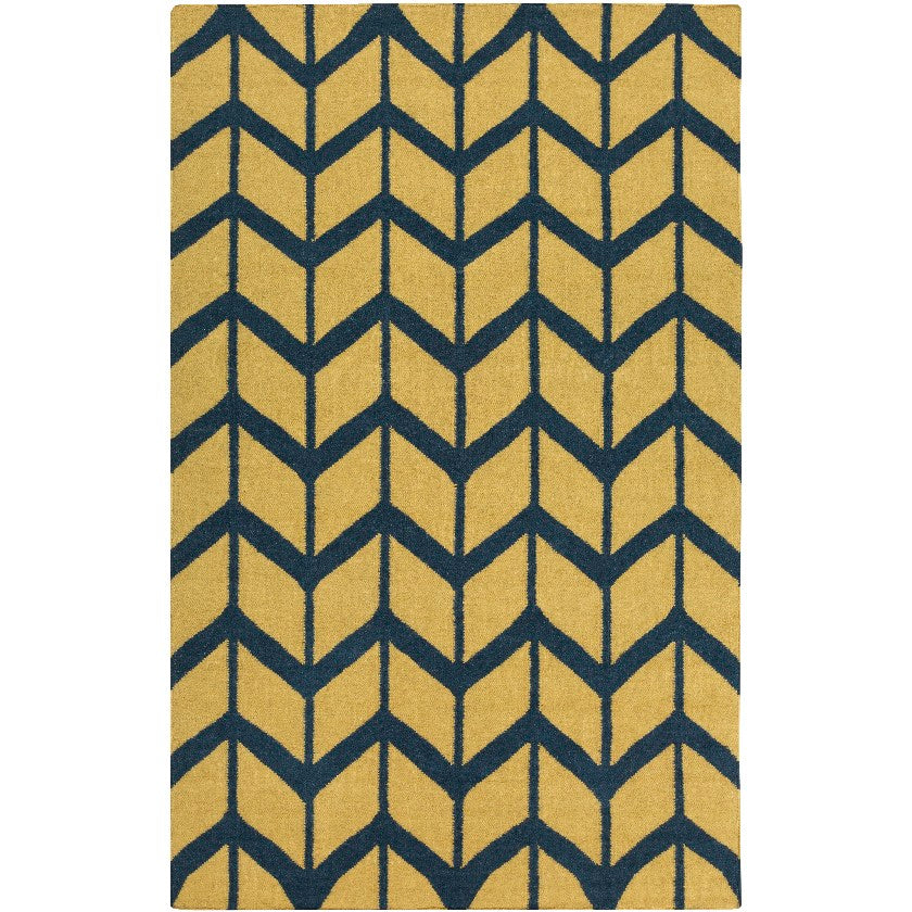 Dyer Modern Gold Area Rug
