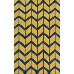 Dyer Modern Gold Area Rug