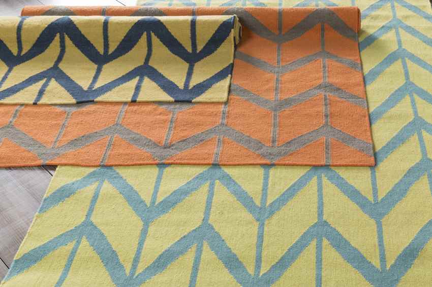 Dyer Modern Teal Blue Area Rug