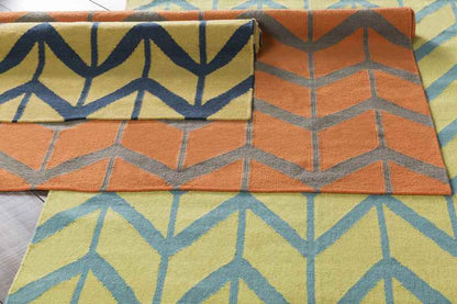 Dyer Modern Teal Blue Area Rug