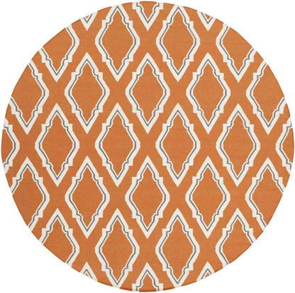 Duval Modern Burnt Orange Area Rug