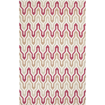 Earle Modern Gray/Maroon Area Rug