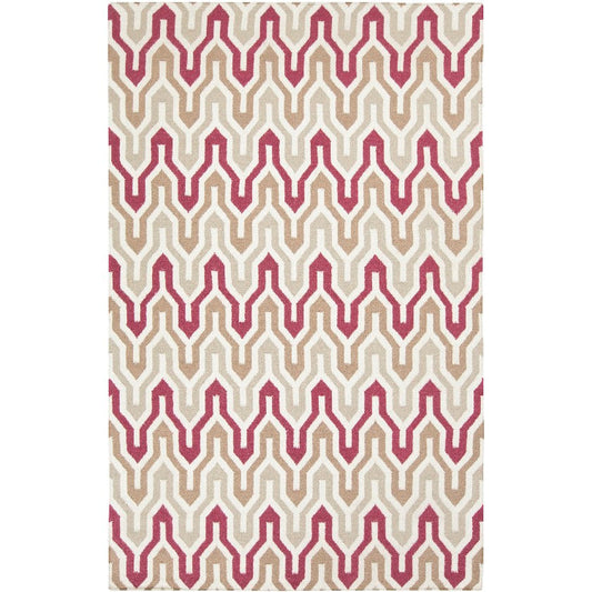 Earle Modern Gray/Maroon Area Rug