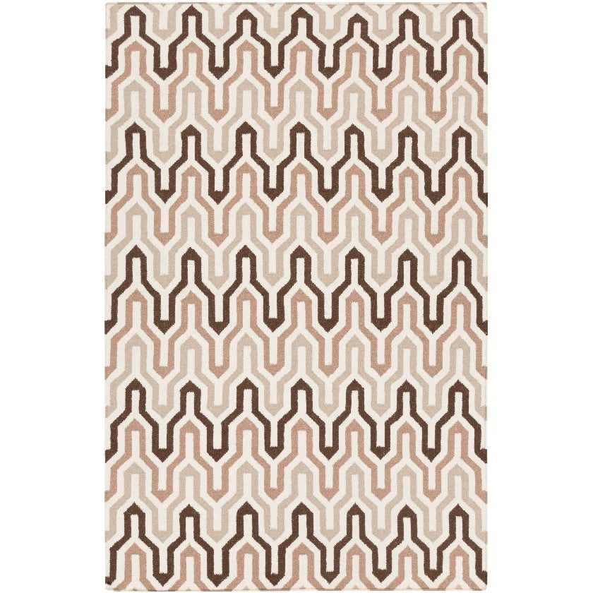 Earle Modern Chocolate Area Rug