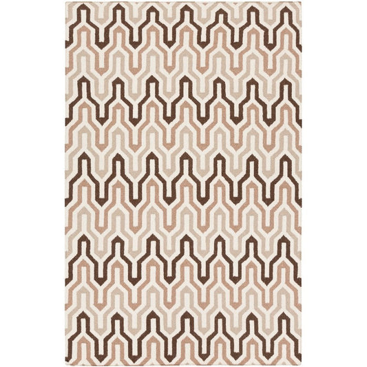 Earle Modern Chocolate Area Rug