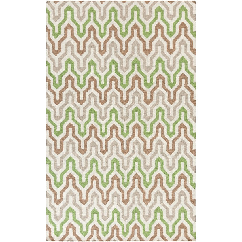 Earle Modern Green Area Rug
