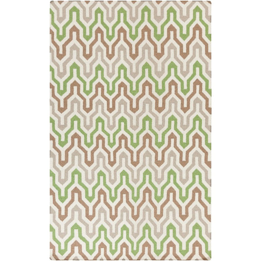 Earle Modern Green Area Rug