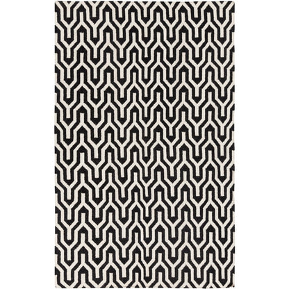 Eagle Modern Ivory/Black Area Rug