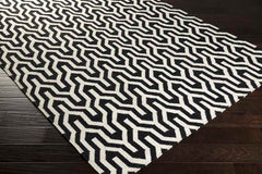Eagle Modern Ivory/Black Area Rug