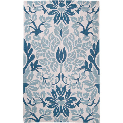 Edgewood Modern Ivory/Light Blue Area Rug