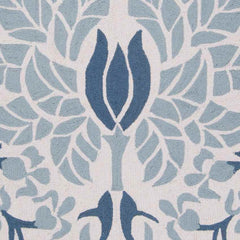 Edgewood Modern Ivory/Light Blue Area Rug