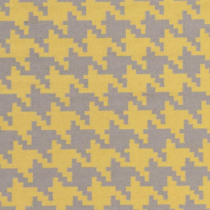 Elkmont Modern Gray/Yellow Area Rug
