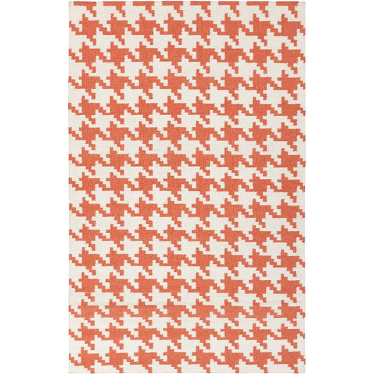 Elkmont Modern Rust / Ivory Contemporary Area Rug