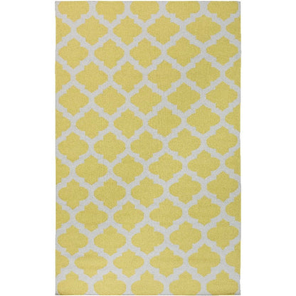Wigton Cottage Lime/Light Gray Area Rug