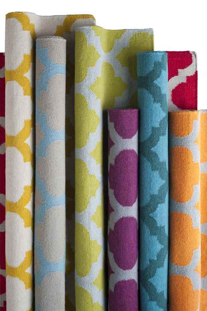 Wigton Cottage Lime/Light Gray Area Rug