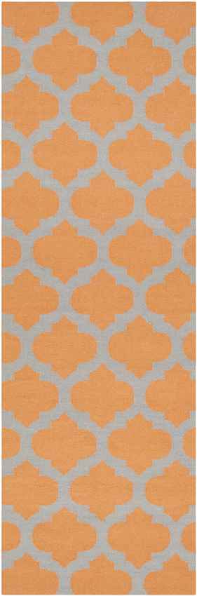 Wigton Cottage Orange/Gray Area Rug