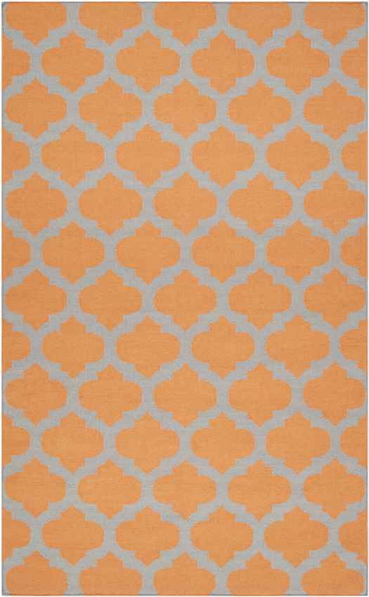 Wigton Cottage Orange/Gray Area Rug