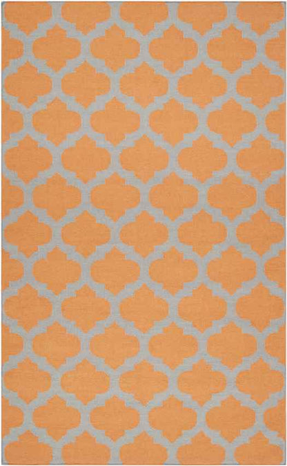 Wigton Cottage Orange/Gray Area Rug