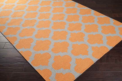 Wigton Cottage Orange/Gray Area Rug