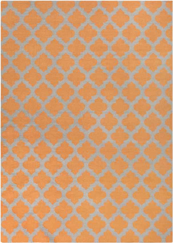 Wigton Cottage Orange/Gray Area Rug