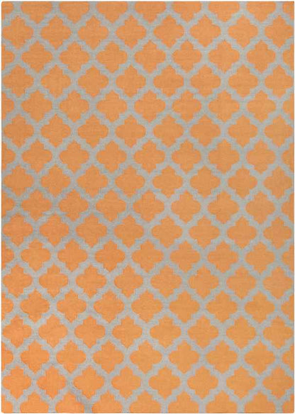 Wigton Cottage Orange/Gray Area Rug