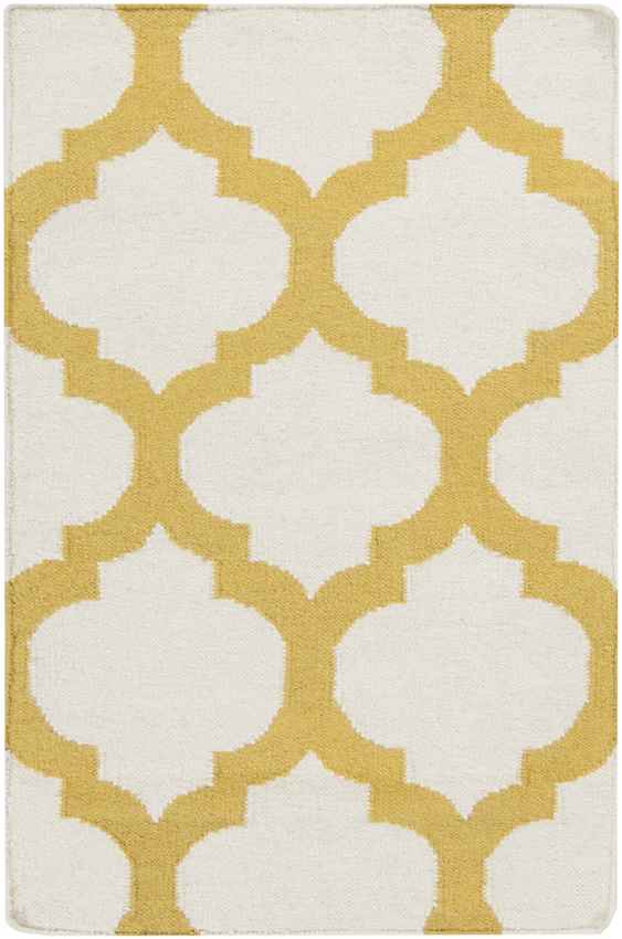 Wigton Cottage Ivory/Yellow Area Rug