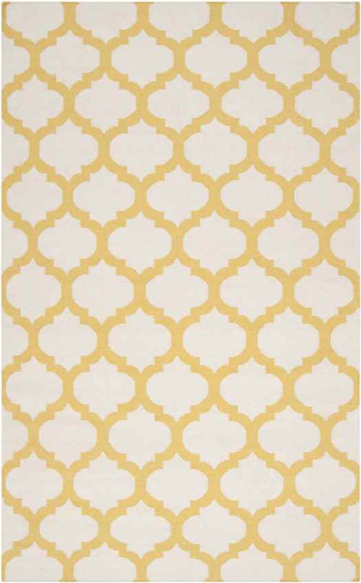 Wigton Cottage Ivory/Yellow Area Rug