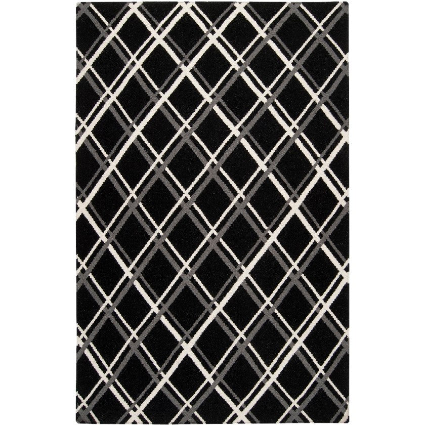 Ellendale Modern White/Black Area Rug