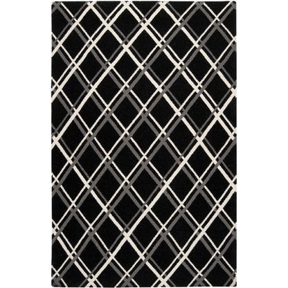 Ellendale Modern White/Black Area Rug