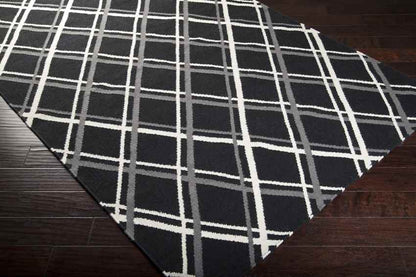 Ellendale Modern White/Black Area Rug