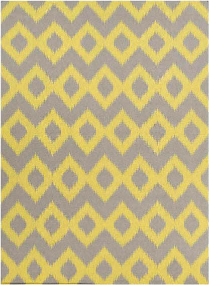 Ninon Global Lemon/Gray Area Rug