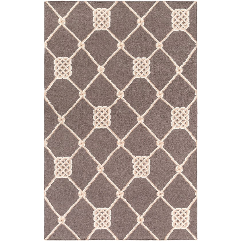 Eloy Modern Brown/Cream Area Rug