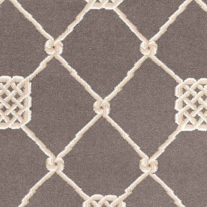 Eloy Modern Brown/Cream Area Rug
