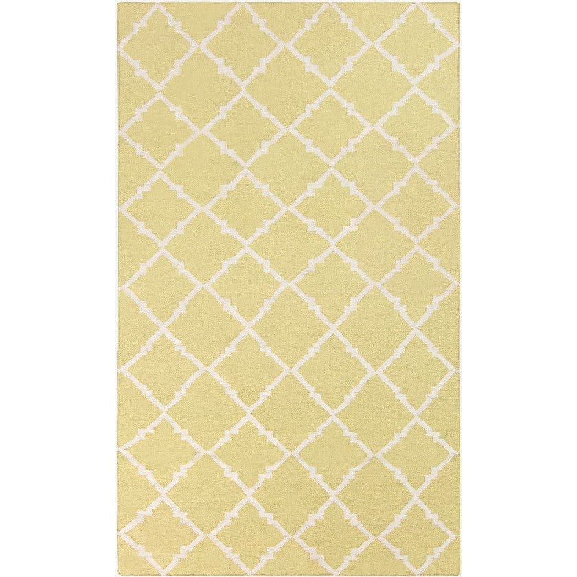 Selwerd Modern Lime/White Area Rug
