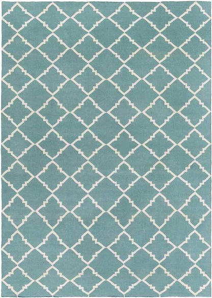 Selwerd Modern Aqua Area Rug