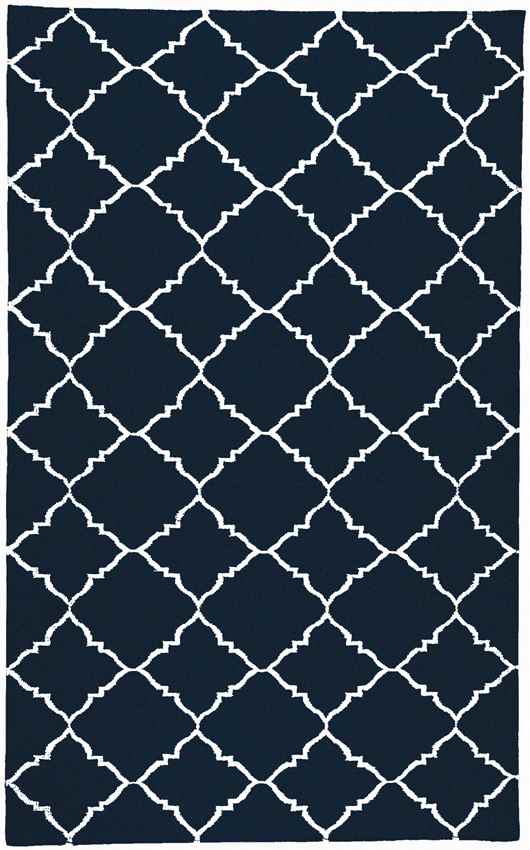 Selwerd Modern navy cream Area Rug