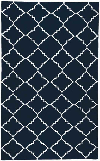 Selwerd Modern navy cream Area Rug
