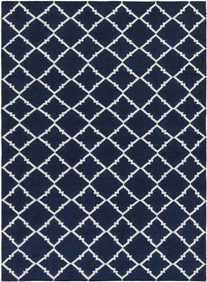 Selwerd Modern navy cream Area Rug