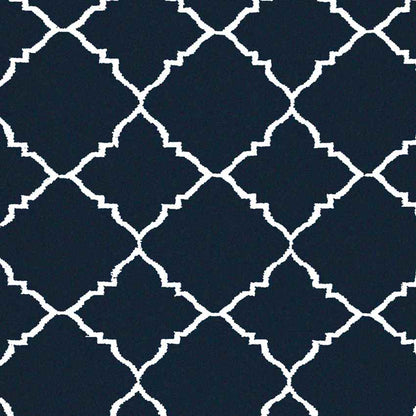 Selwerd Modern navy cream Area Rug