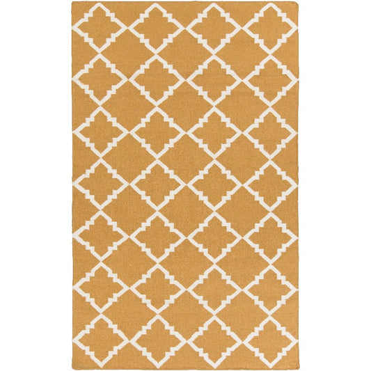 Selwerd Modern Cumin & Winter White Area Rug