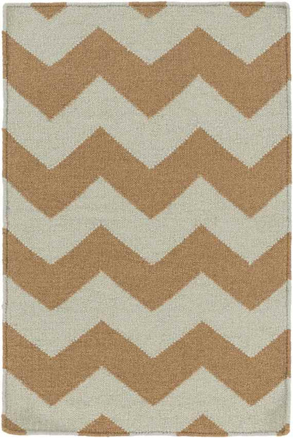 Emanuel Modern Brown and Tan Area Rug