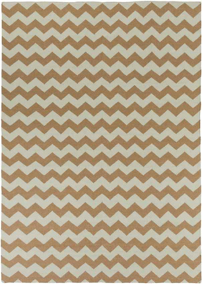 Emanuel Modern Brown and Tan Area Rug