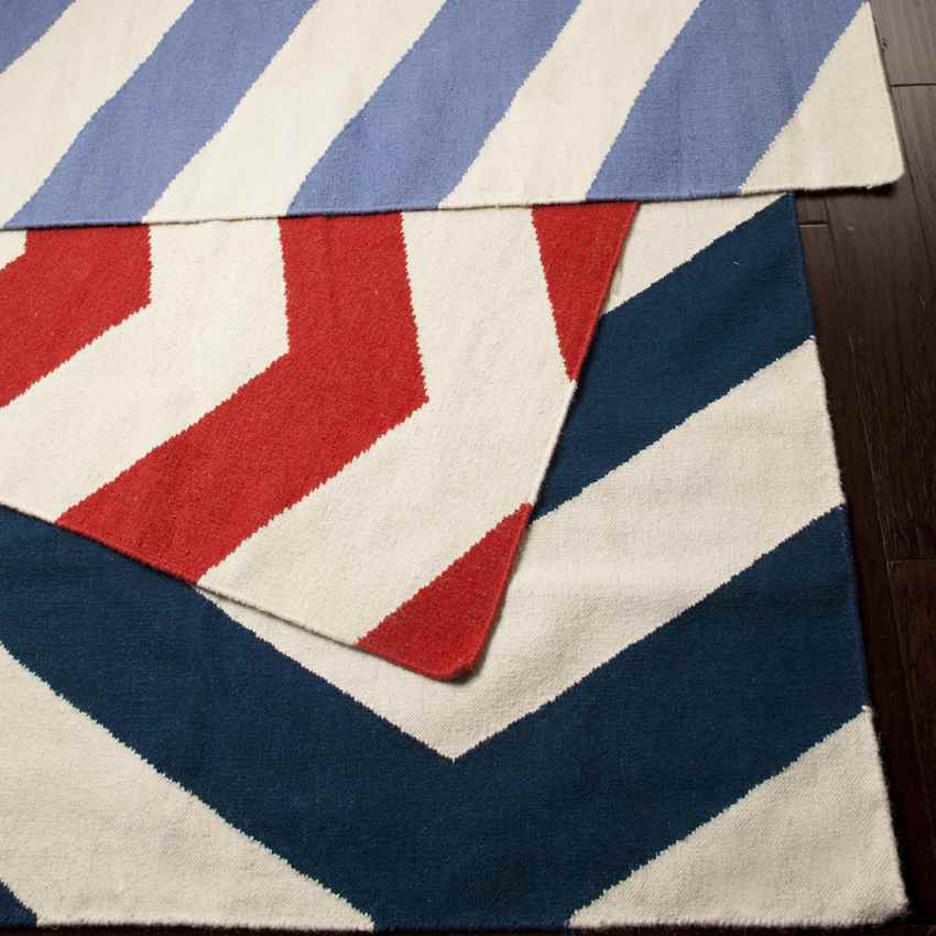 Emelle Modern Red/Beige Area Rug